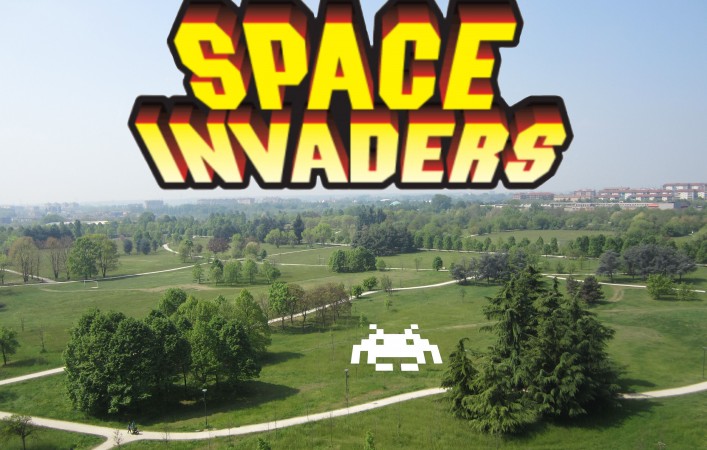 Dan Halter, Space Invaders, Urban Biotopes, Wesen, Mirafiori, Torino